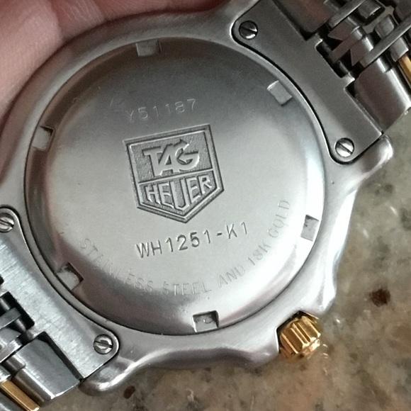 Authentic Tag Heuer WH1251-K1 Stainless Steel 18K Gold Two Tone Unisex Watch - Picture 10 of 12